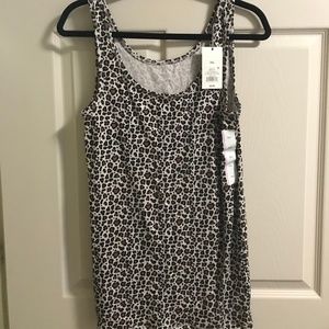 Leopard Print Tank NWT